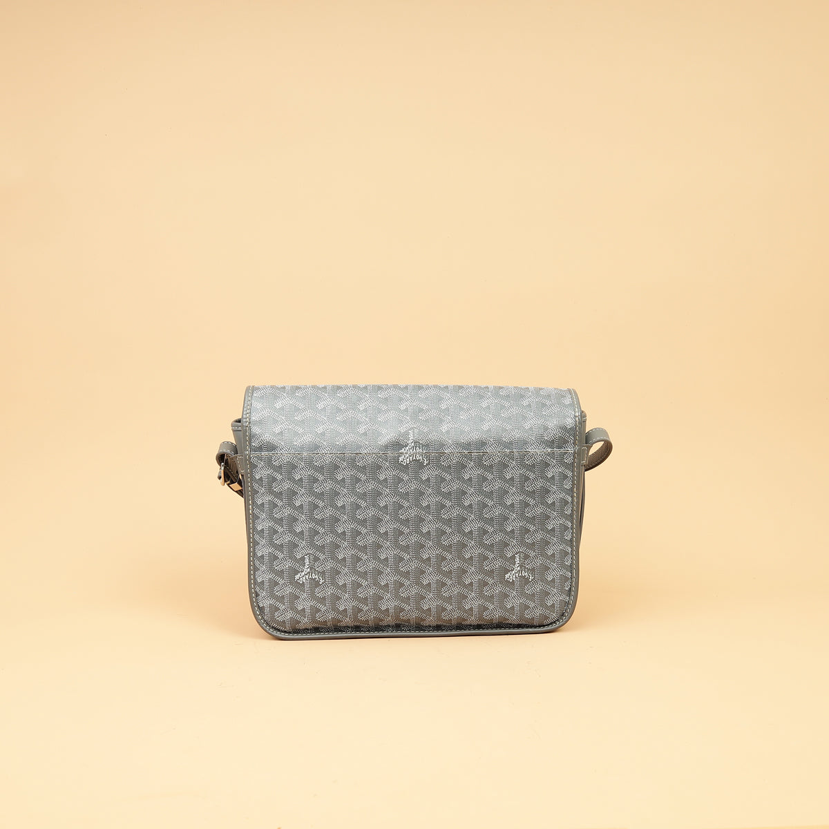 Goyard Gray Goyardine Belvedere MM Bag-Goyard-THE CLOSET