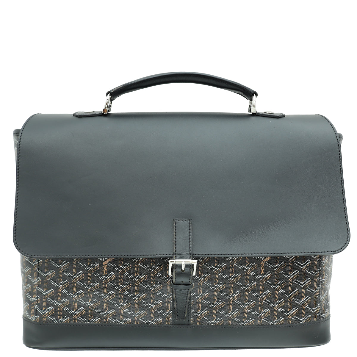 Goyardine Black Citadin Messenger Bag-Goyard-THE CLOSET