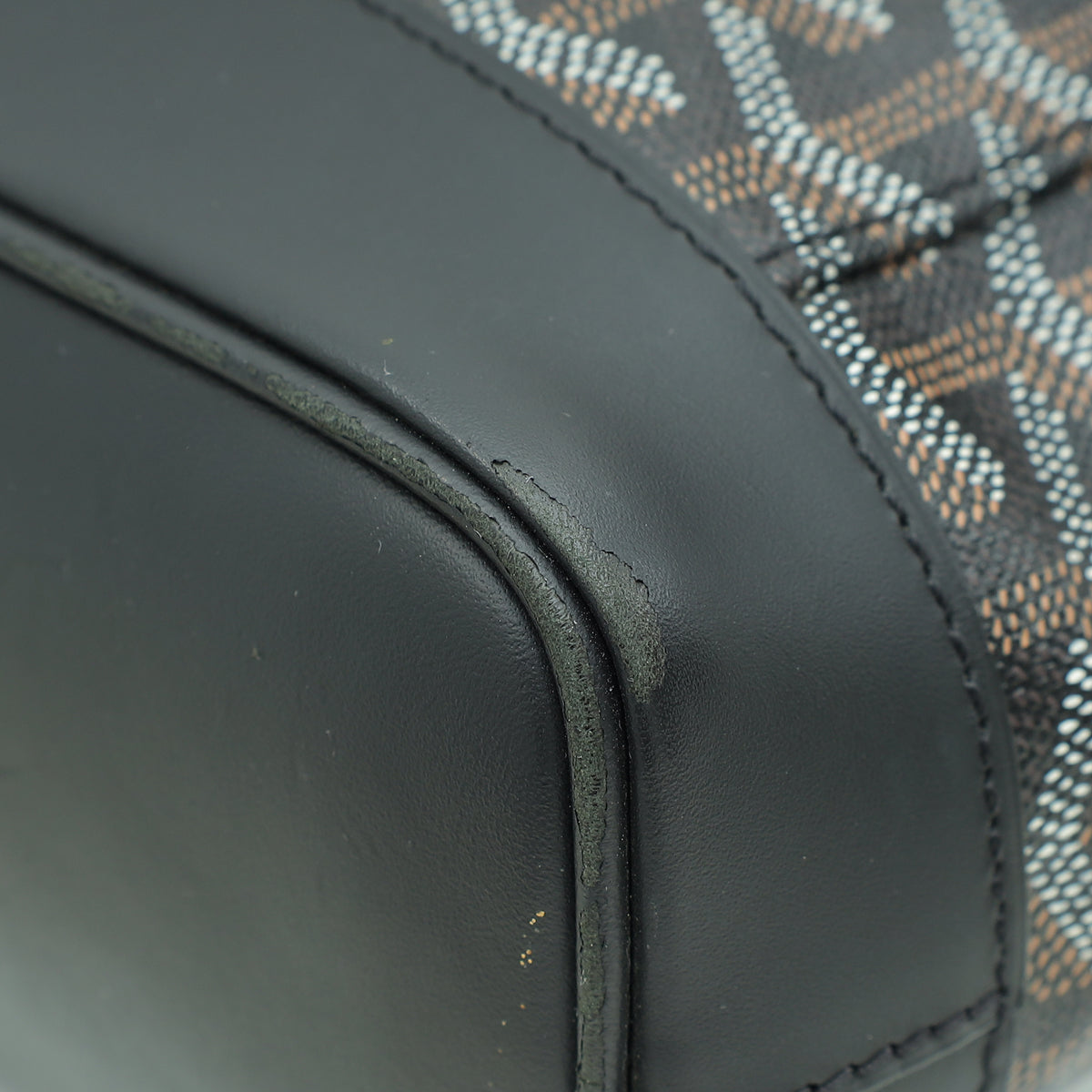Goyardine Black Citadin Messenger Bag