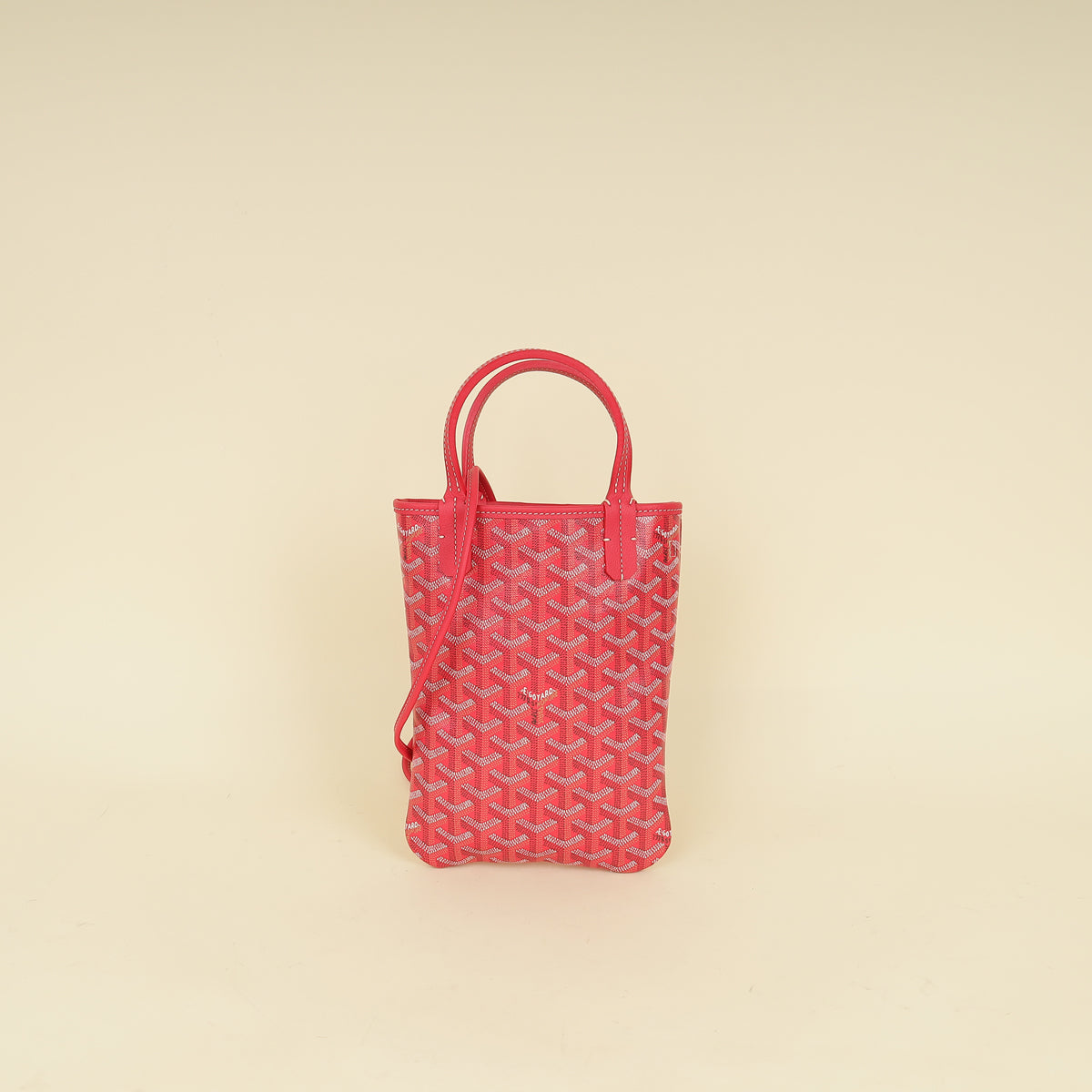 Goyard Fuchsia Goyardine L.E 2025 Poitiers Floral Interior Print PM Mini Bag-Goyard-THE CLOSET