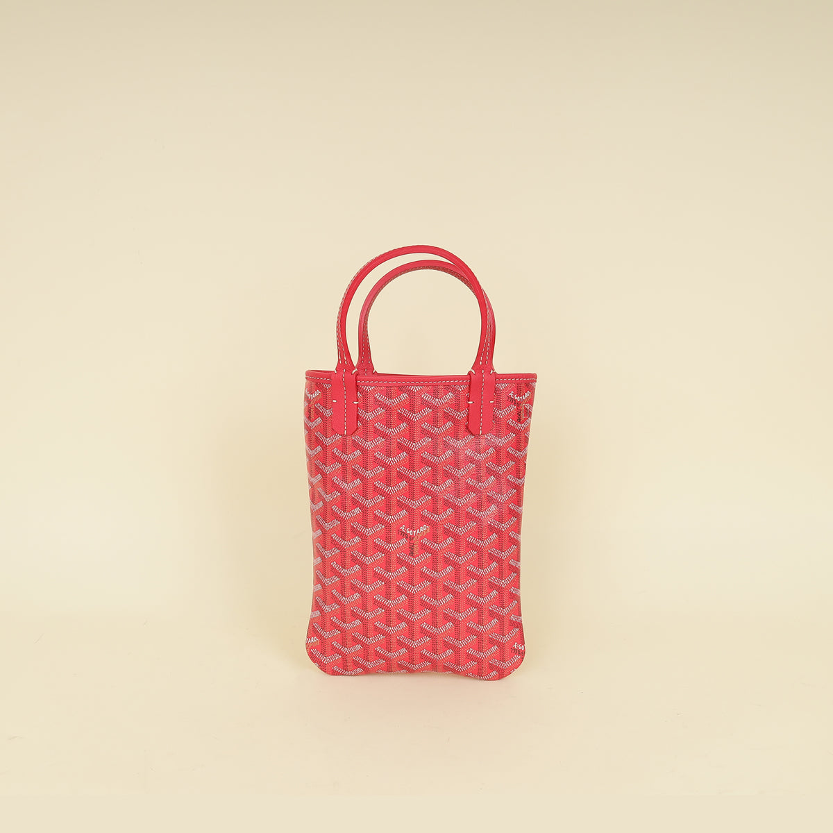 Goyard Fuchsia Goyardine L.E 2025 Poitiers Floral Interior Print PM Mini Bag-Goyard-THE CLOSET