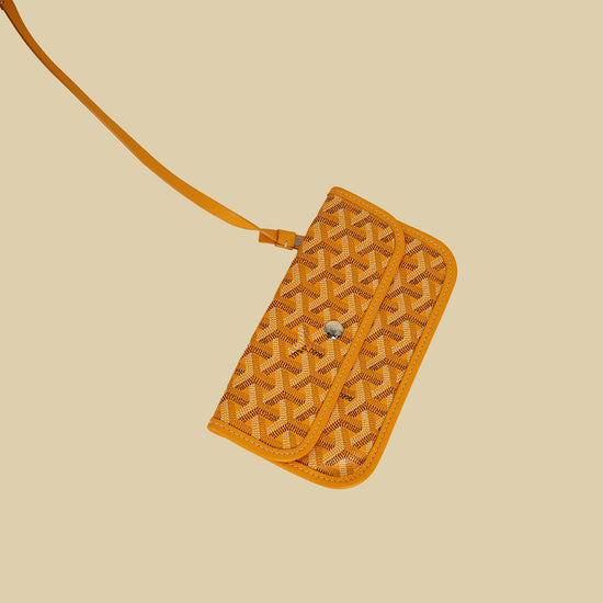 Goyard Yellow Goyardine Saint Louis PM Bag-Goyard-THE CLOSET