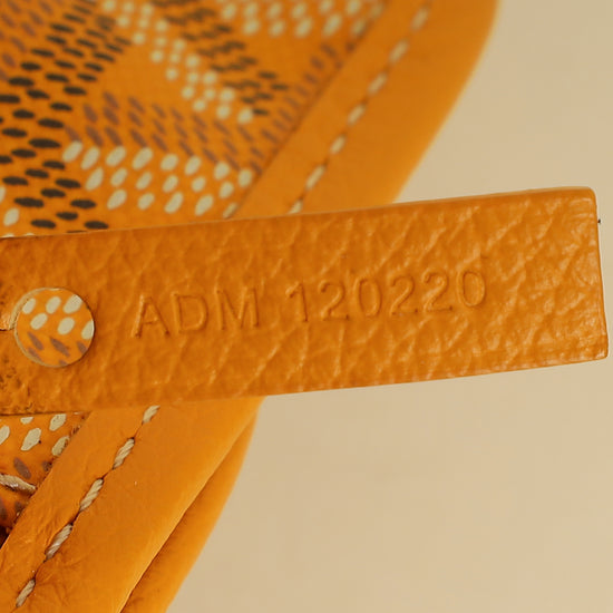 Goyard Yellow Goyardine Saint Louis PM Bag-Goyard-THE CLOSET