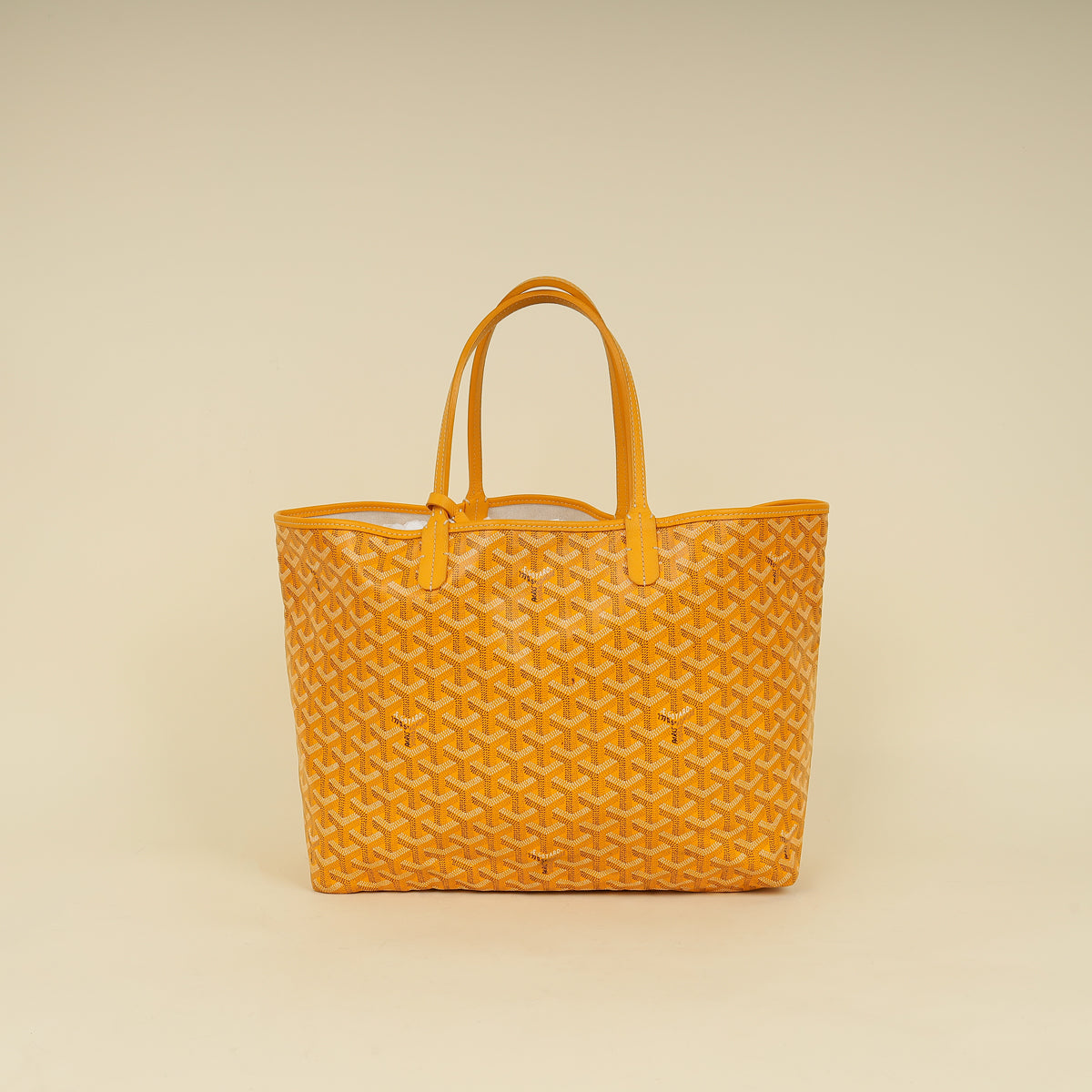 Goyard Yellow Goyardine Saint Louis PM Bag-Goyard-THE CLOSET