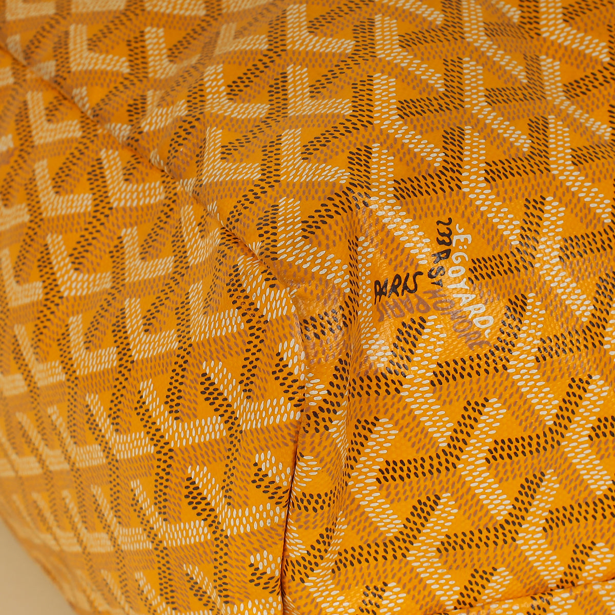 Goyard Yellow Goyardine Saint Louis PM Bag-Goyard-THE CLOSET