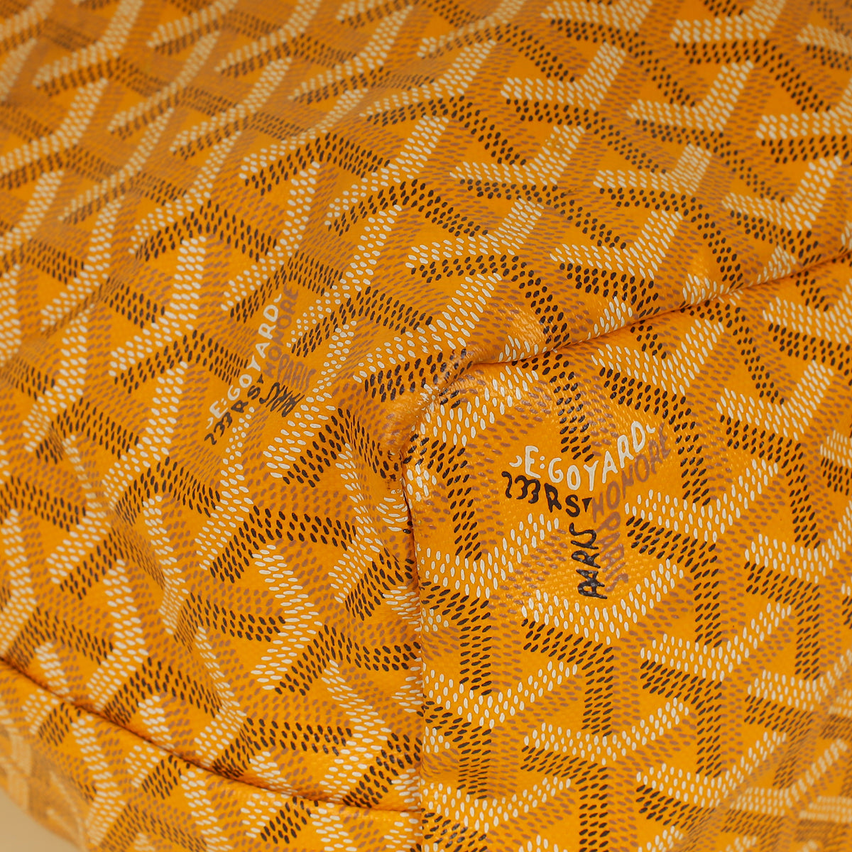 Goyard Yellow Goyardine Saint Louis PM Bag-Goyard-THE CLOSET