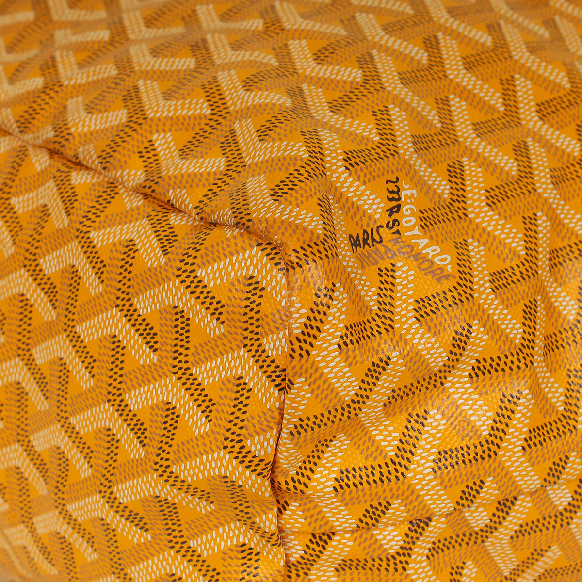 Goyard Yellow Goyardine Saint Louis PM Bag-Goyard-THE CLOSET