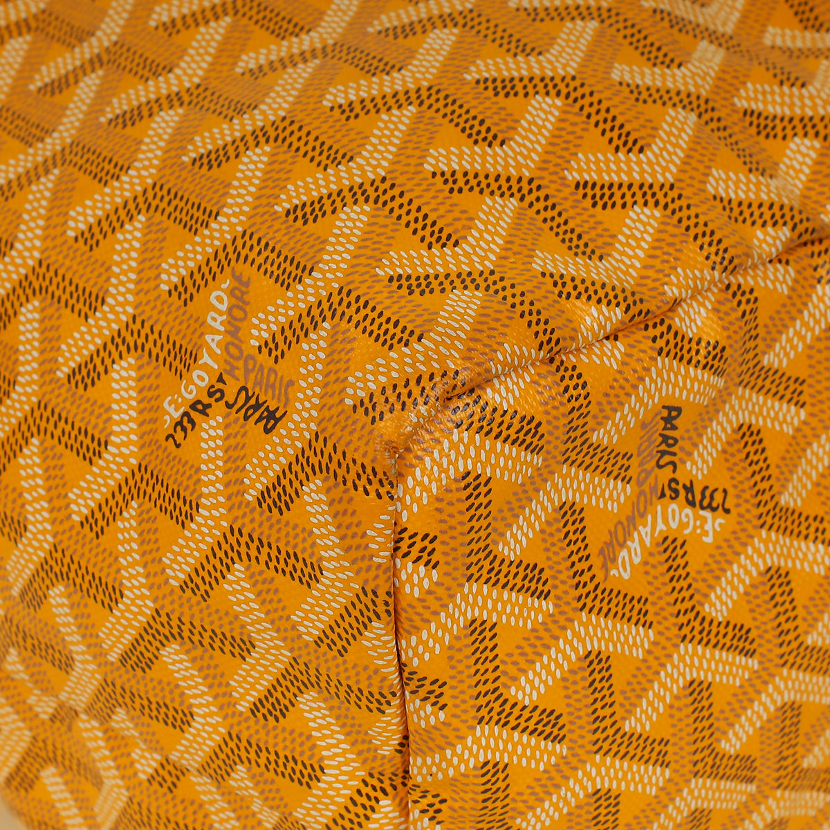 Goyard Yellow Goyardine Saint Louis PM Bag-Goyard-THE CLOSET