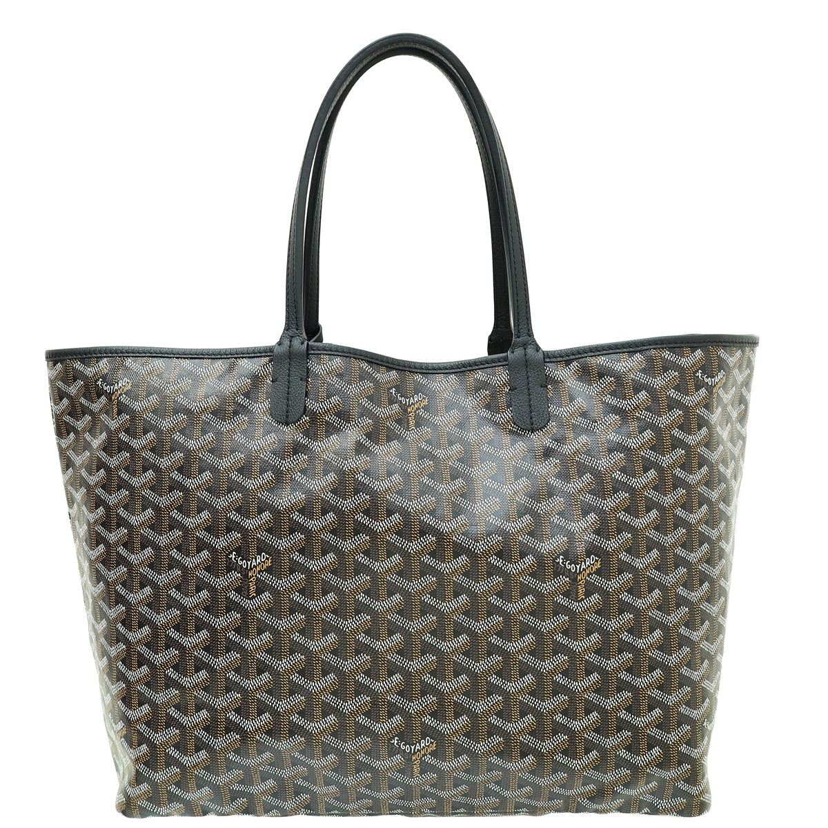 Goyard Black Goyardine Saint Louis PM Bag-Goyard-THE CLOSET