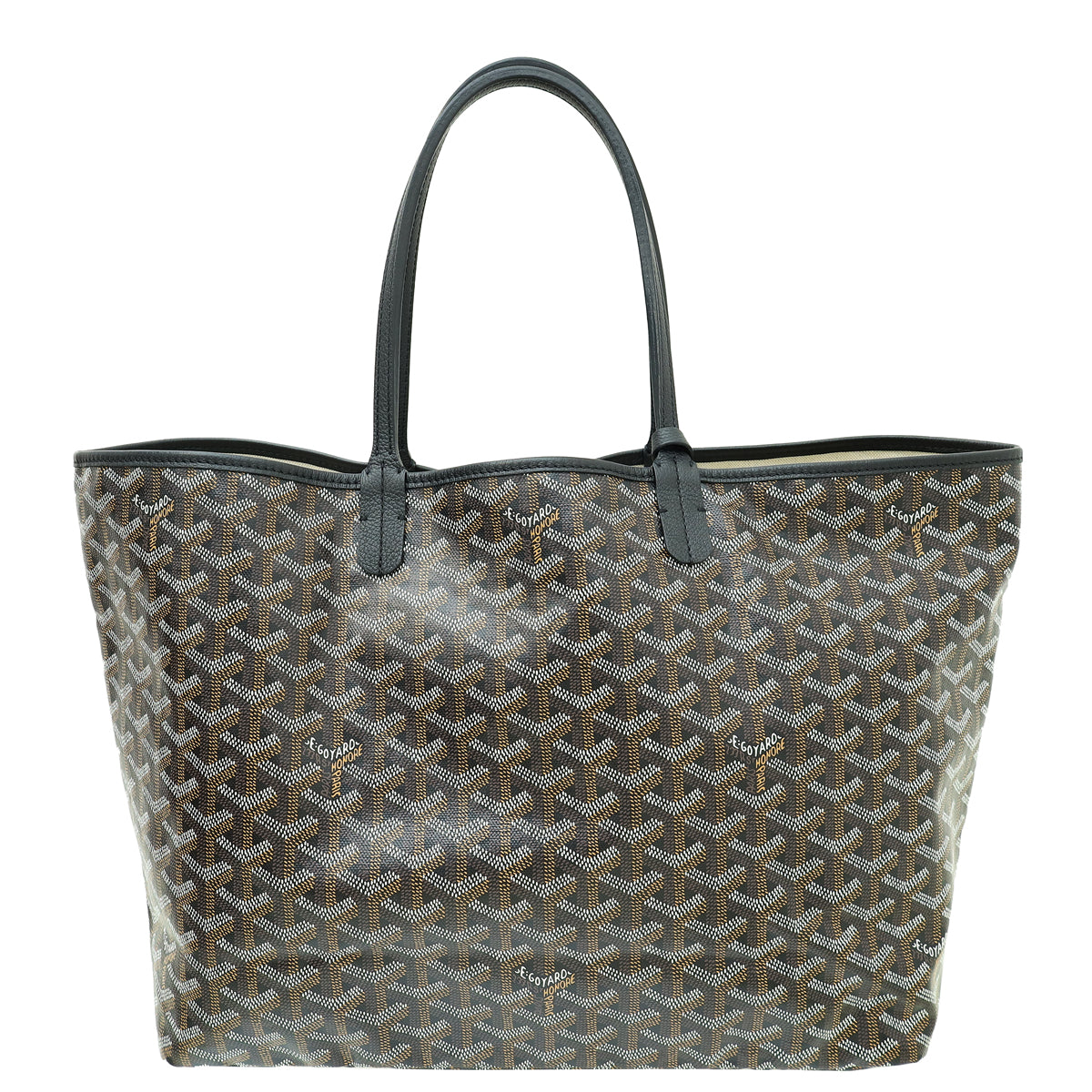 Goyard Black Goyardine Saint Louis PM Bag-Goyard-THE CLOSET