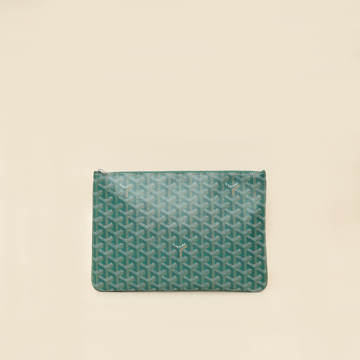 Goyard Green Goyardine Senat MM Pouch-Goyard-THE CLOSET