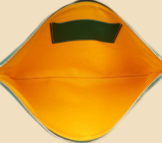 Goyard Green Goyardine Senat MM Pouch-Goyard-THE CLOSET