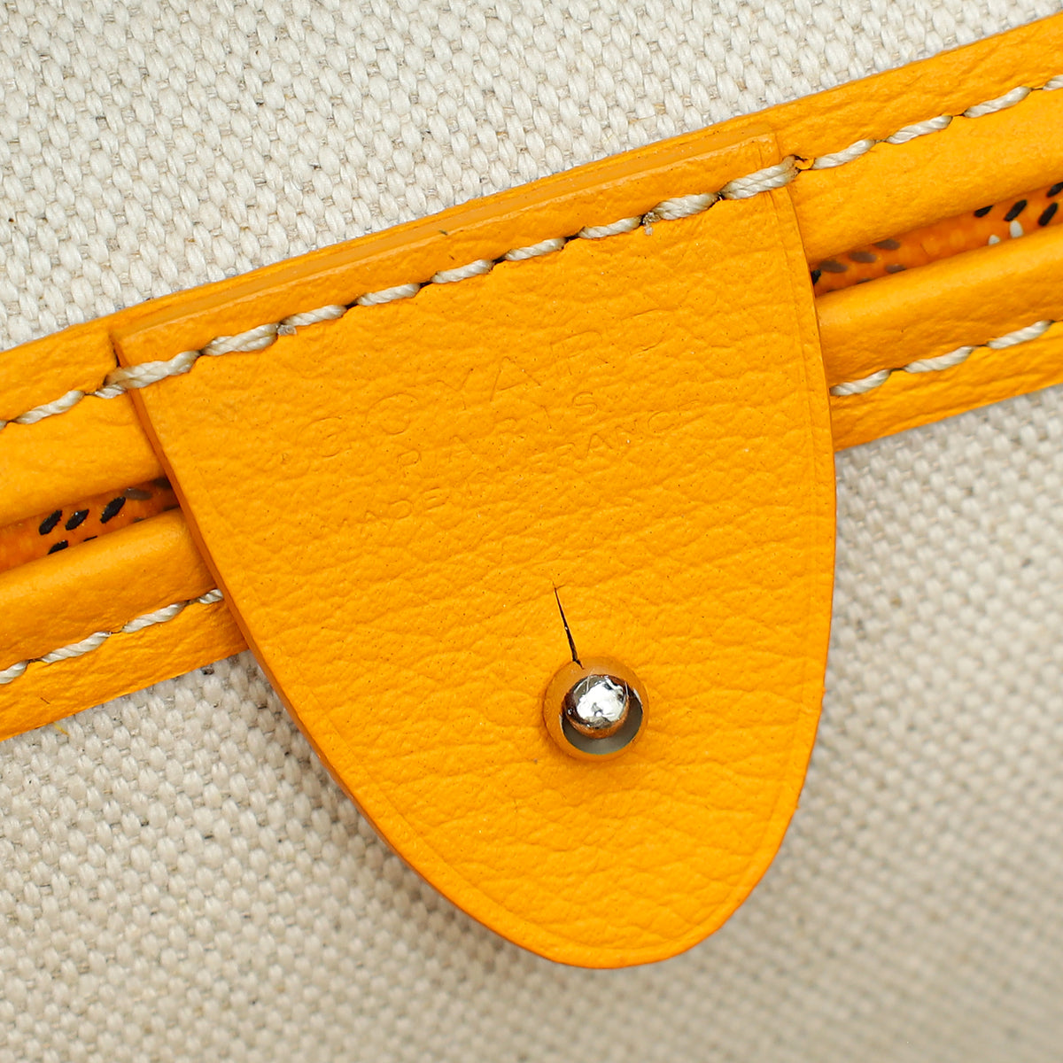 Goyard Yellow Goyardine Artois PM Bag-Goyard-THE CLOSET