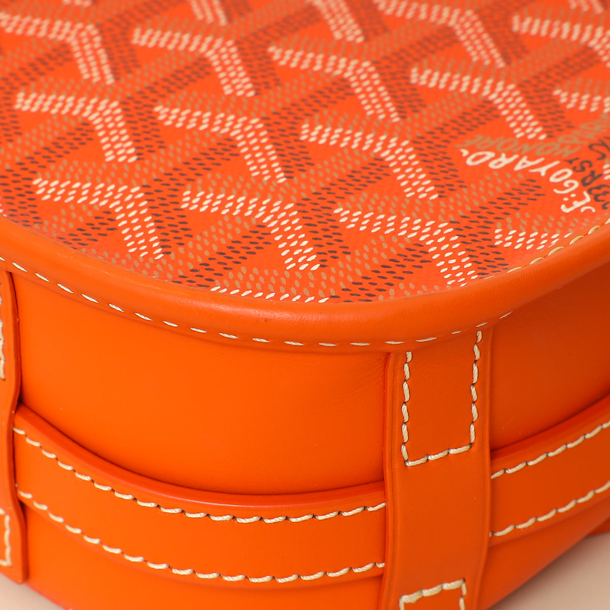 Goyard Orange Goyardine Belvedere PM Messenger Bag-Goyard-THE CLOSET