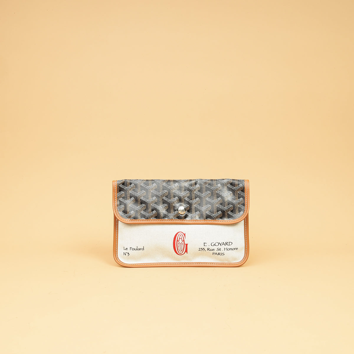 Goyard Bicolor Goyardine Le Foulard Pouch-Goyard-THE CLOSET