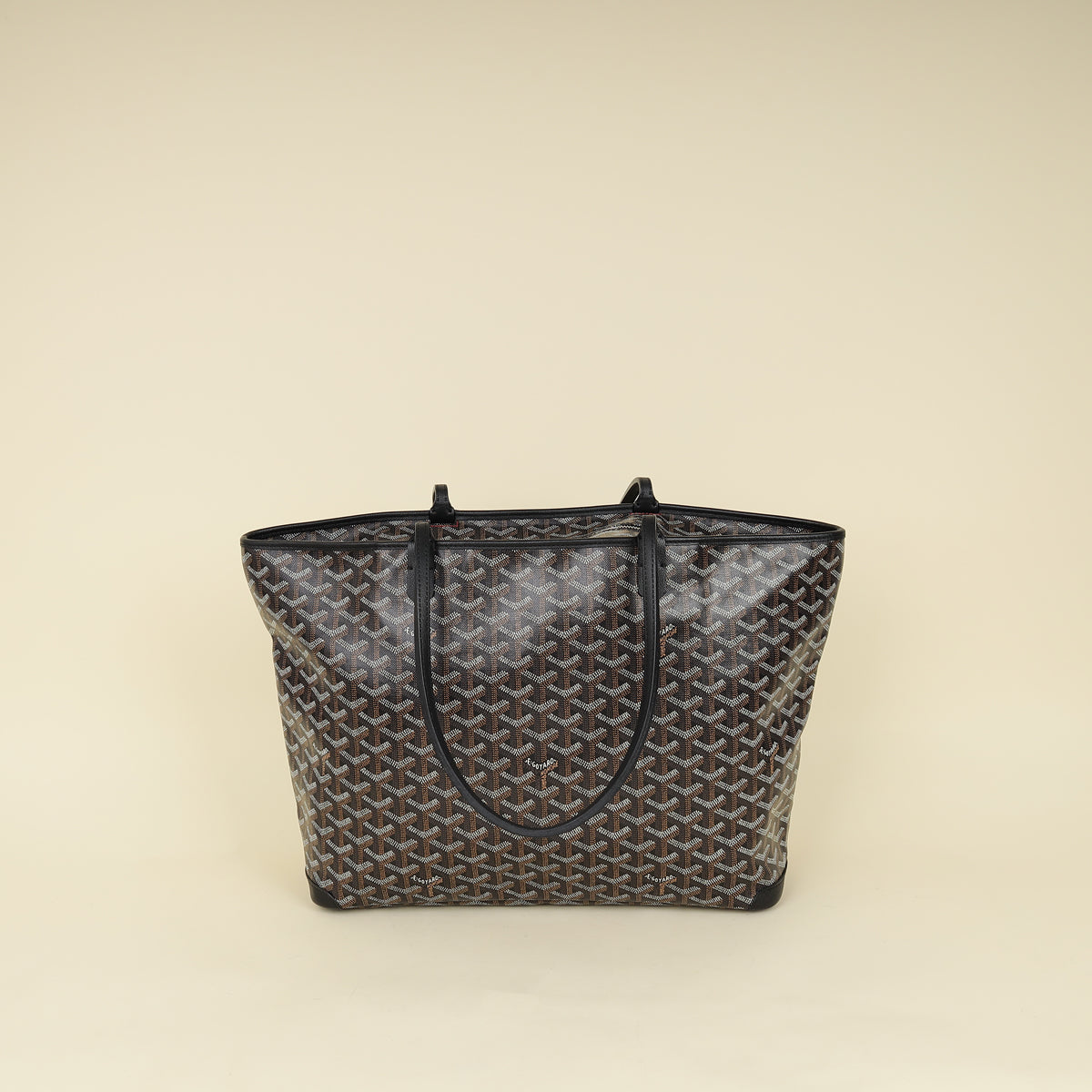Goyard Black Goyardine Artois MM Bag-Goyard-THE CLOSET