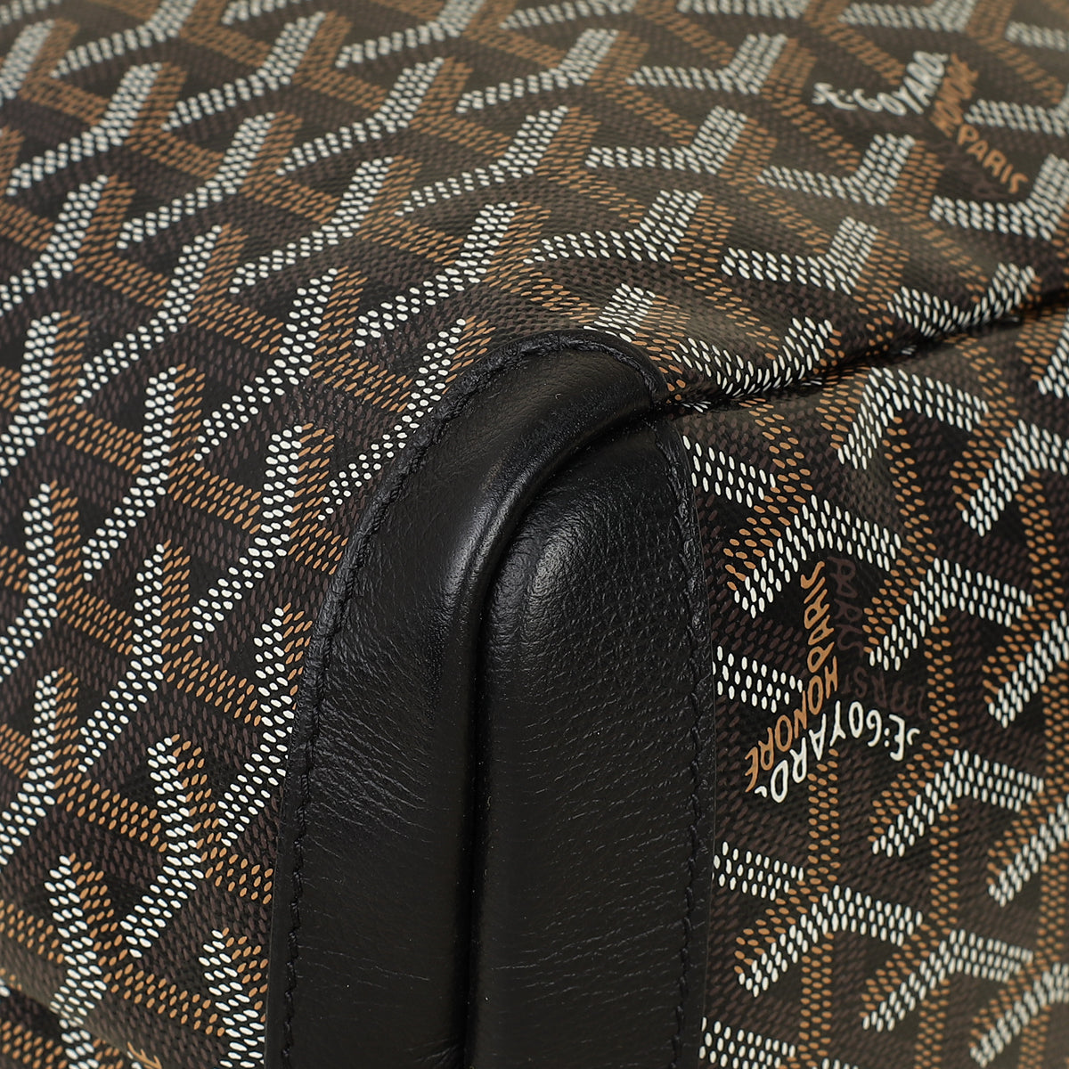 Goyard Black Goyardine Artois MM Bag-Goyard-THE CLOSET