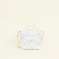 Goyard White Goyardine Beluga Mini Bag
