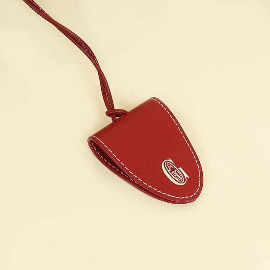 Goyard Red Reversible Anjou Mini Bag W/ Magnetic Charm