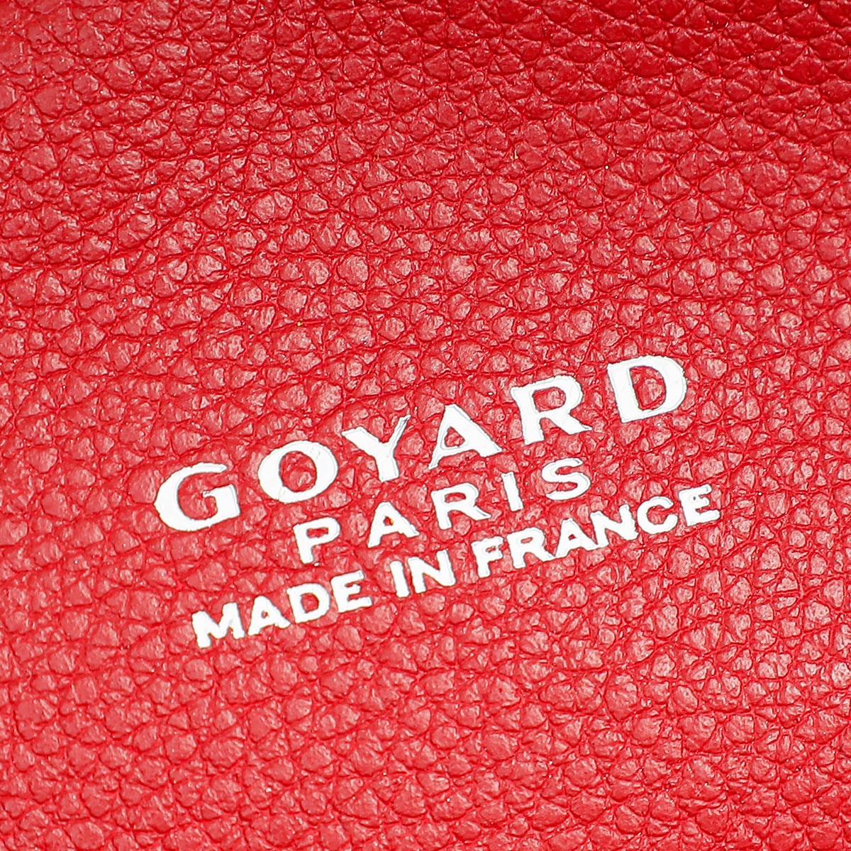 Goyard Red Reversible Anjou Mini Bag W/ Magnetic Charm