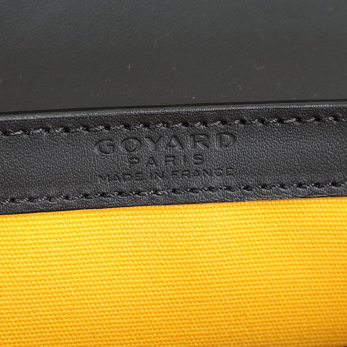 Goyard Black Saigon Mini Structure Bag