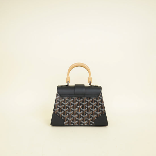 Goyard Black Saigon Mini Structure Bag