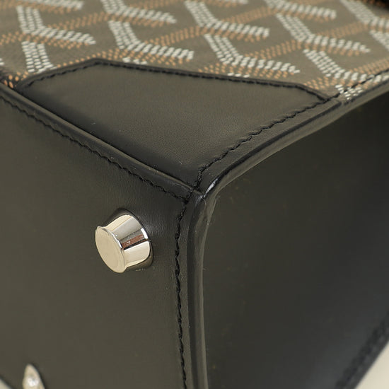 Goyard Black Saigon Mini Structure Bag