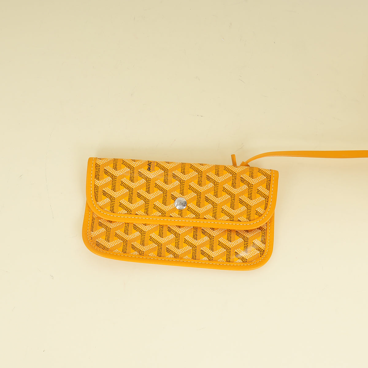 Goyard Yellow Goyardine Saint Louis PM Bag