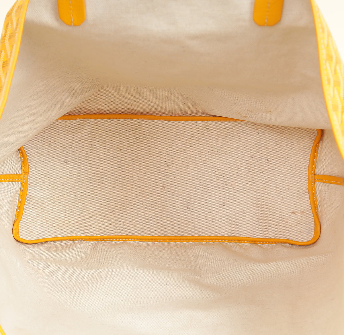 Goyard Yellow Goyardine Saint Louis PM Bag