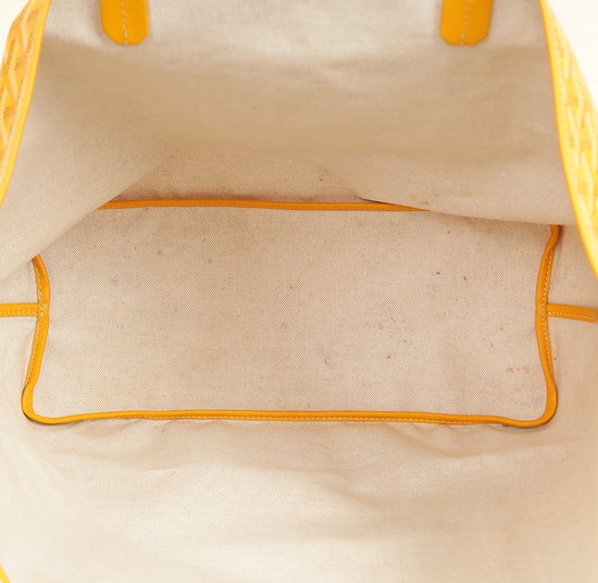 Goyard Yellow Goyardine Saint Louis PM Bag