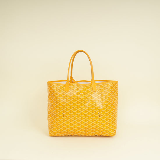 Goyard Yellow Goyardine Saint Louis PM Bag