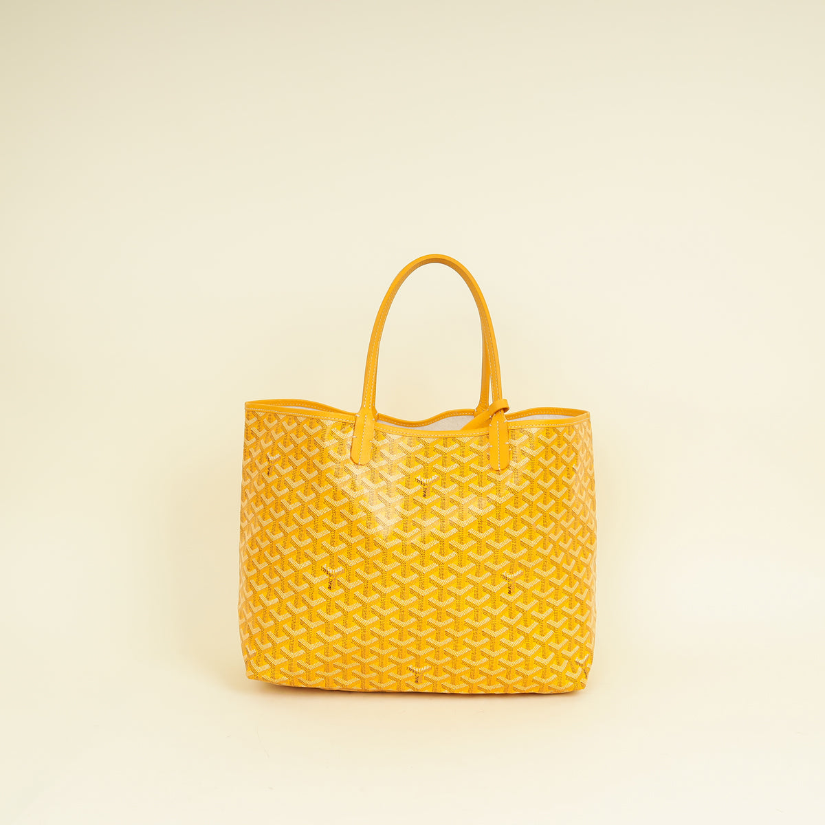 Goyard Yellow Goyardine Saint Louis PM Bag