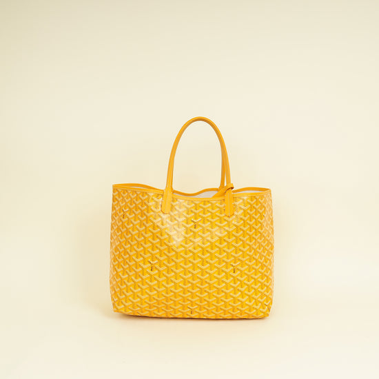 Goyard Yellow Goyardine Saint Louis PM Bag