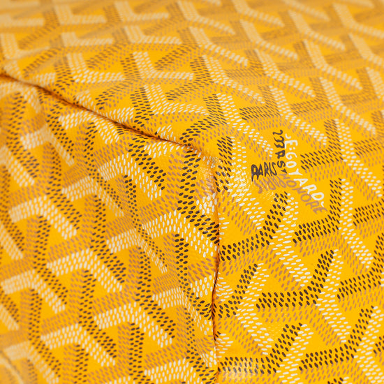 Goyard Yellow Goyardine Saint Louis PM Bag