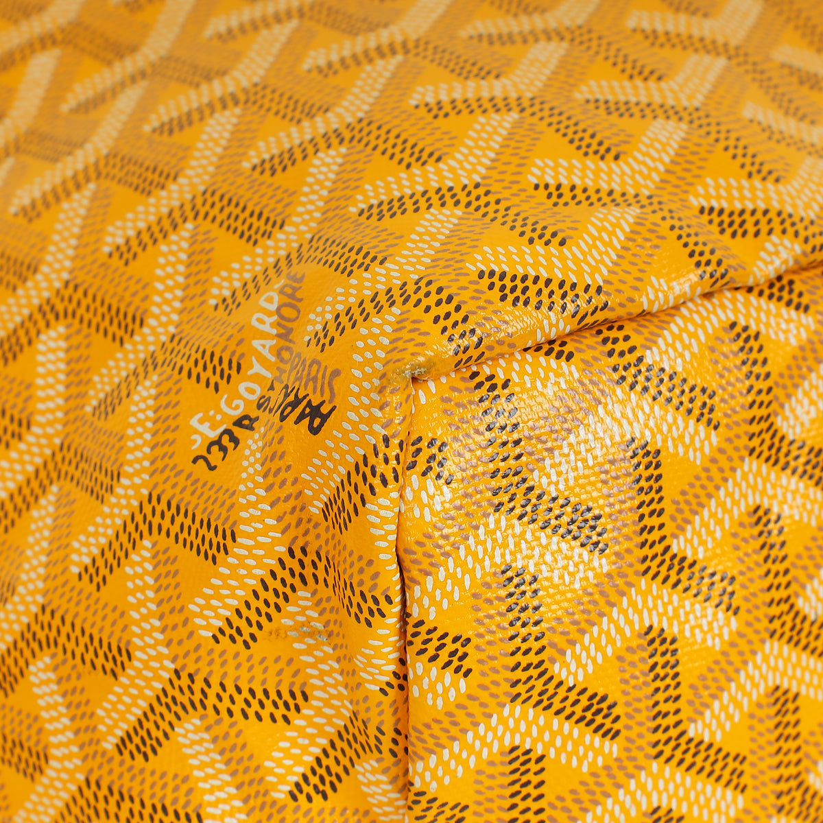 Goyard Yellow Goyardine Saint Louis PM Bag