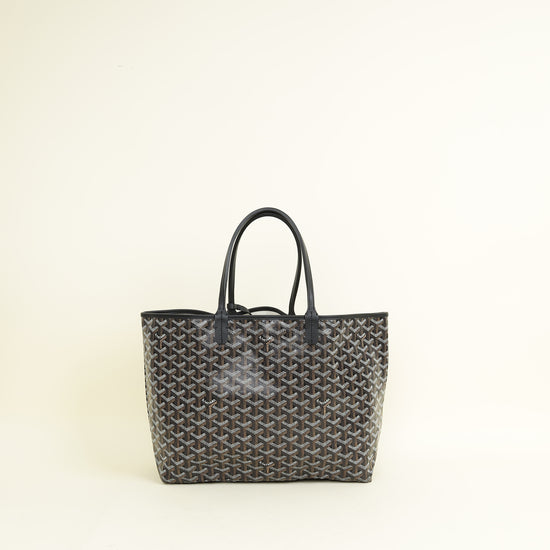 Goyard Black Goyardine Saint Louis PM Bag