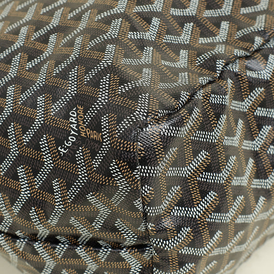 Goyard Black Goyardine Saint Louis PM Bag