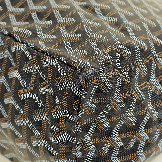 Goyard Black Goyardine Saint Louis PM Bag