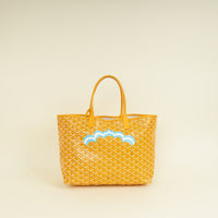 Goyard Yellow Goyardine Saint Louis PM Bag