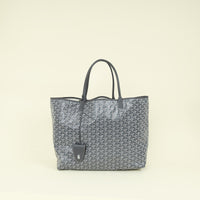 Goyard Grey Goyardine Saint Louis GM Bag W/ Clip