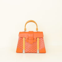 Goyard Orange Goyardine Saigon GM Bag
