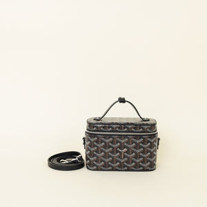 Goyard Black Goyardine Muse Mini Vanity Case