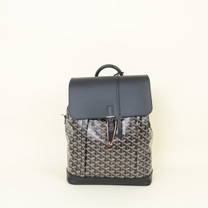 Goyard Black Goyardine Alpin MM Backpack Bag
