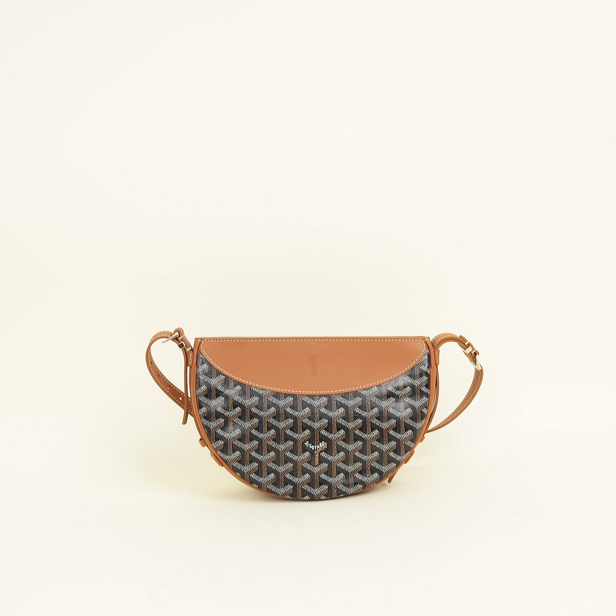 Goyard Black Goyardine Hirondelle Bag