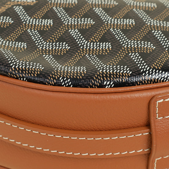 Goyard Black Goyardine Hirondelle Bag