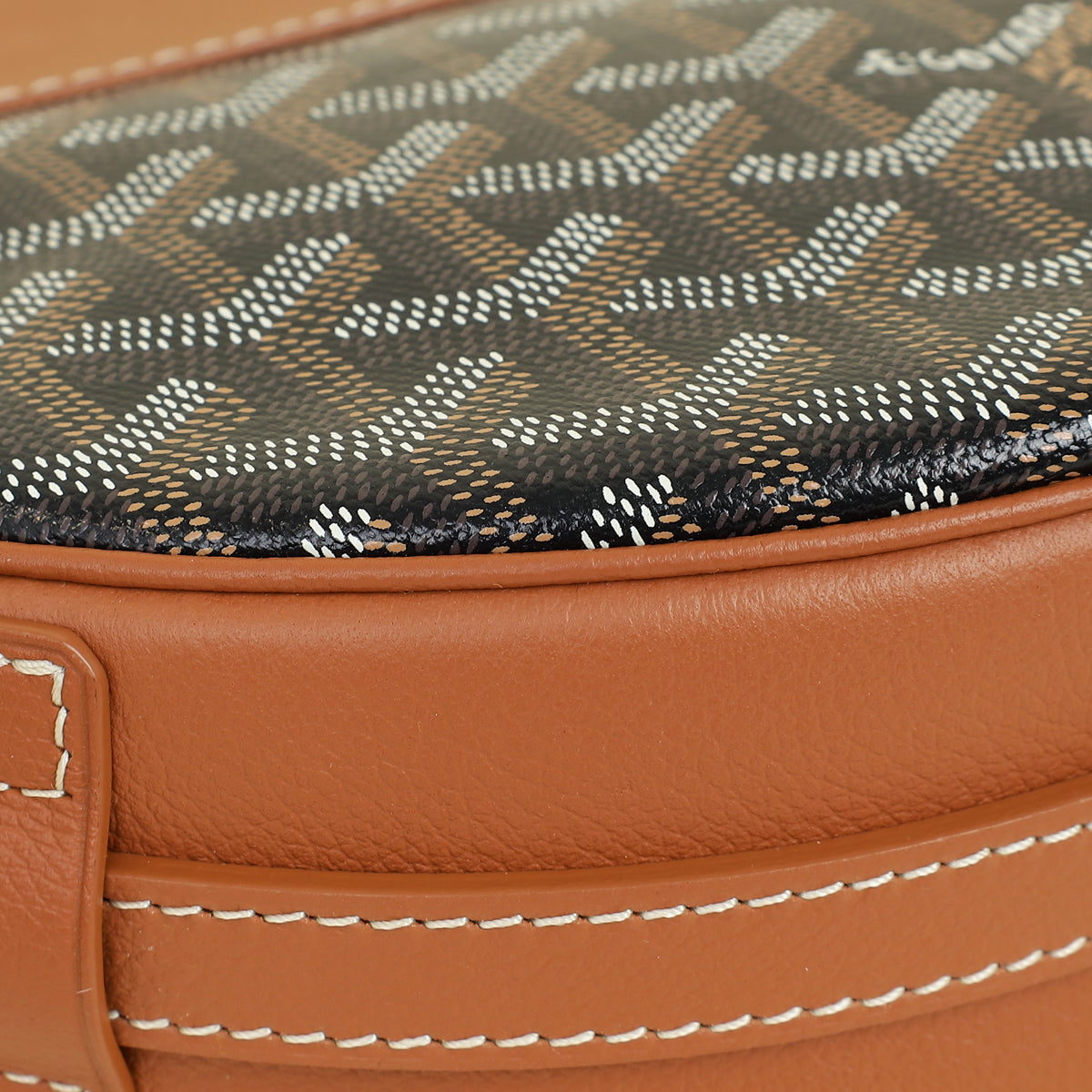 Goyard Black Goyardine Hirondelle Bag