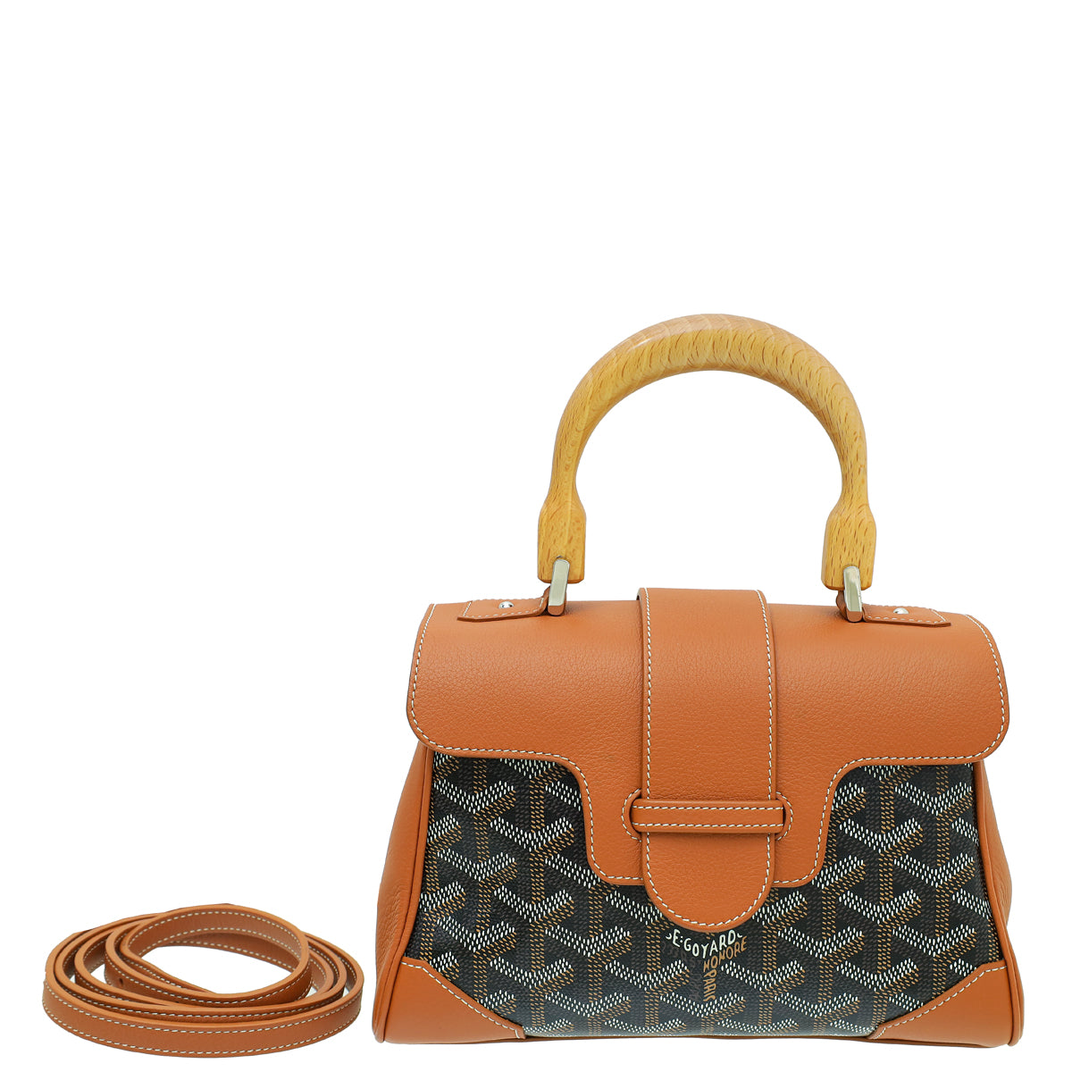 Goyard Bicolor Goyardine Saigon Souple Mini Bag-Goyard-THE CLOSET