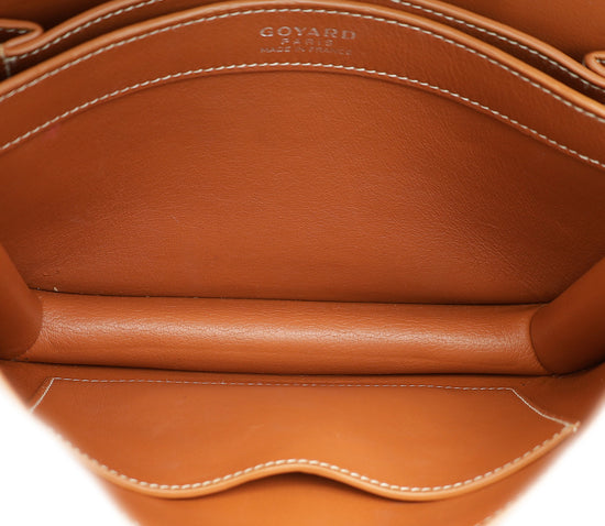 Goyard Bicolor Goyardine 233 PM Flap Bag-Goyard-THE CLOSET