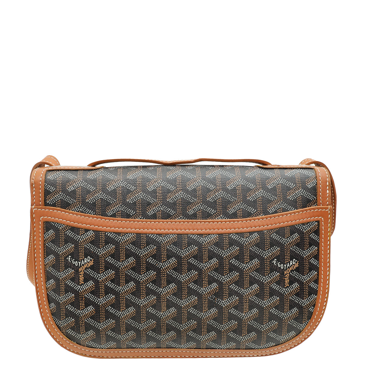 Goyard Bicolor Goyardine 233 PM Flap Bag-Goyard-THE CLOSET
