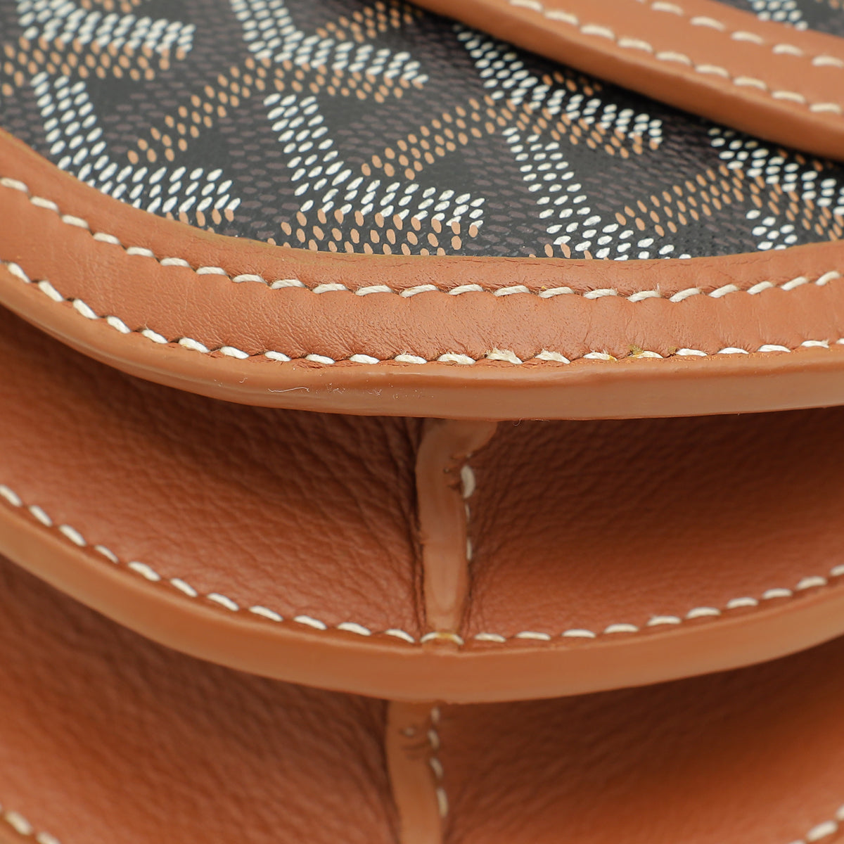 Goyard Bicolor Goyardine 233 PM Flap Bag-Goyard-THE CLOSET